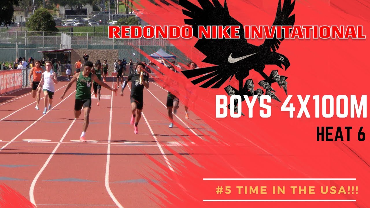 2025 TF - Redondo Nike Track Festival - Boys Varsity 4x100M - Heat 6 !!! MEET RECORD!!!
