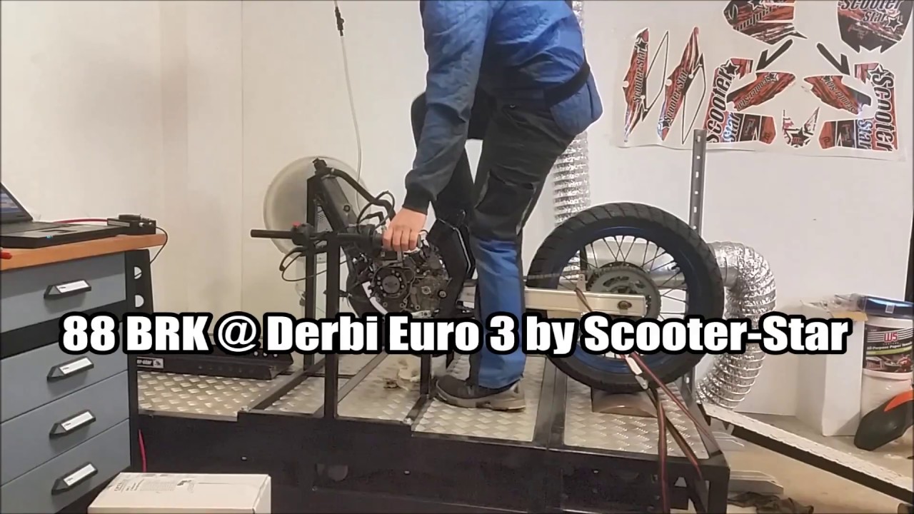 88ccm BRK Racing - Pr&uuml;fstand Scooter-Star