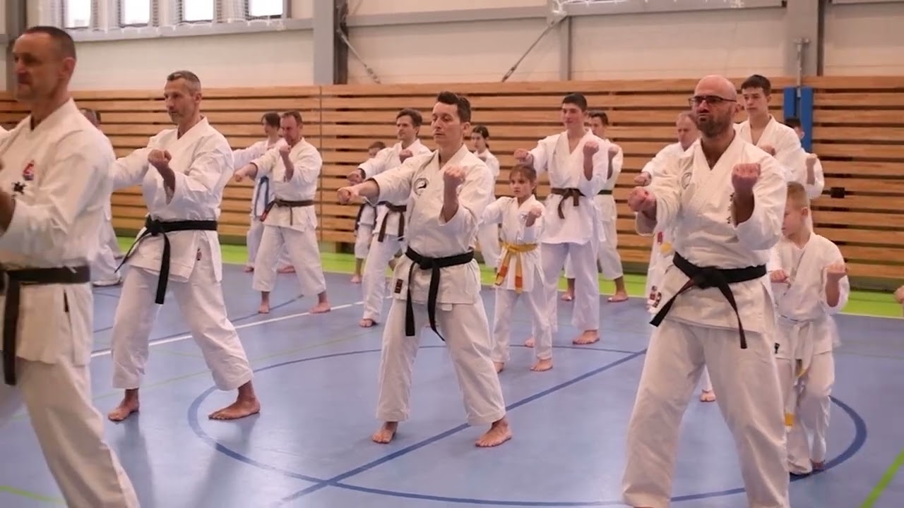 Goju-ryu Karate seminar Malacky Mar 2023  with Kyoshi Dr. Rastislav Mráz 7th Dan, Karate Klub Ippon