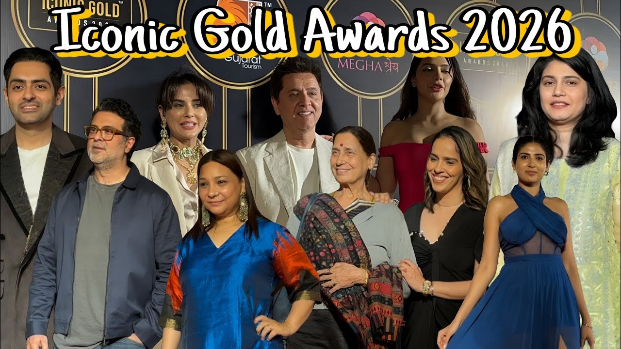 Celebrating brilliance and style at the Iconic Gold Awards 2026 celebs spotted 