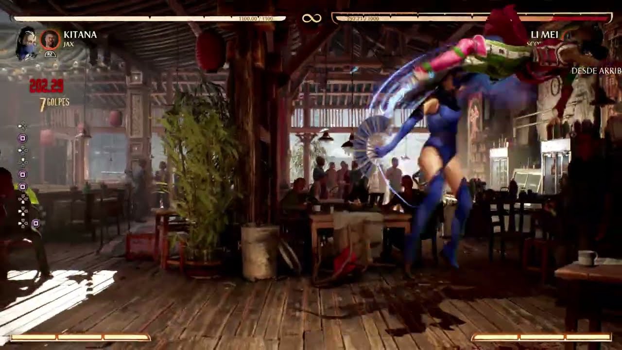 Combos 500+ en la Esquina con Kitana - MK1
