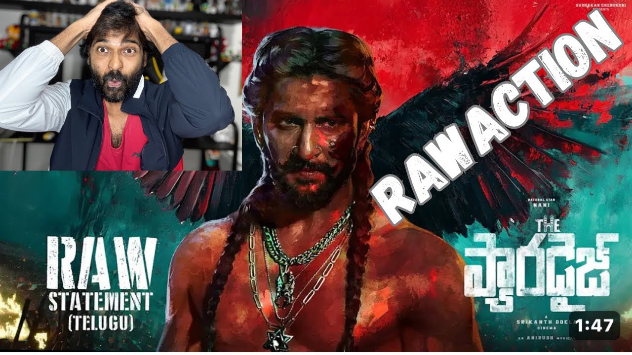 The Paradise Glimpse : RAW STATEMENT - Telugu | Nani | Srikanth Odela | Anirudh | SLV Cinemas
