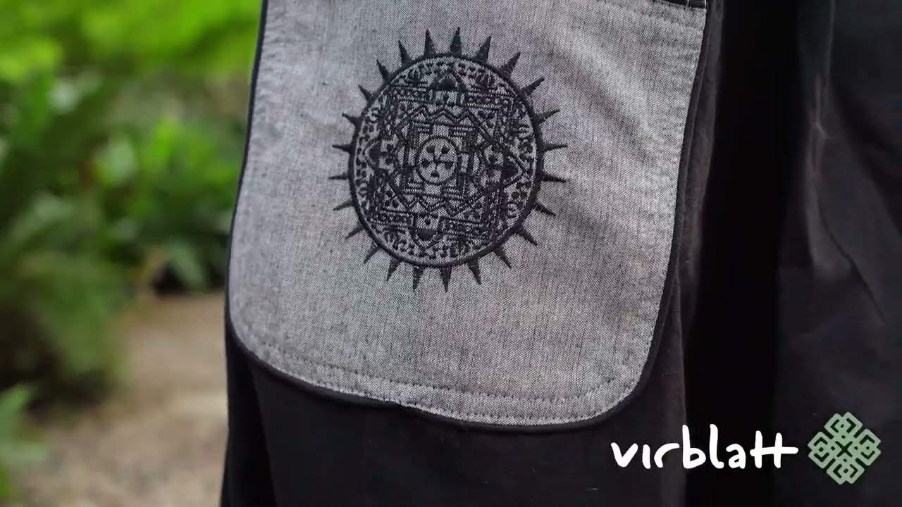 virblatt Harem Pants Stampfgewand black