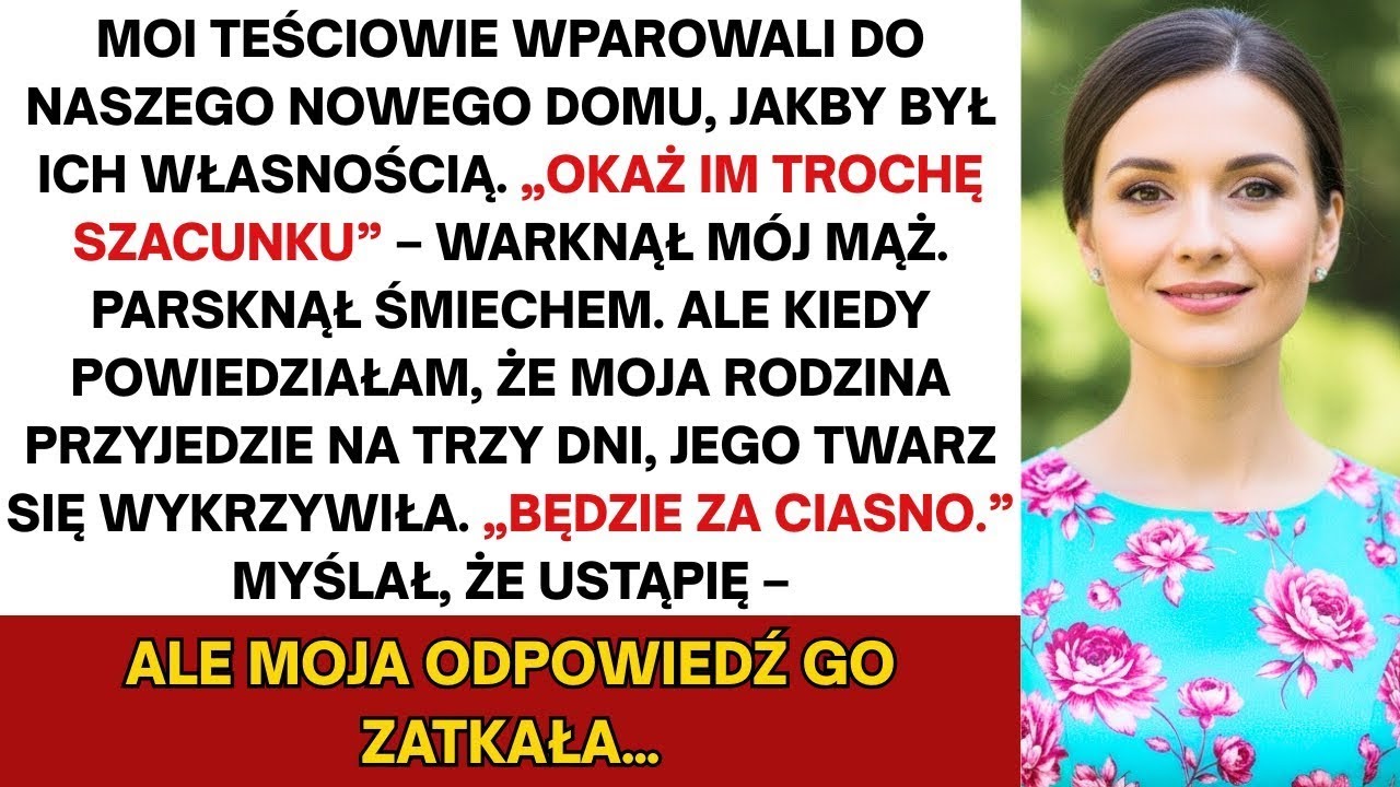 Teściowie co tydzień najeżdżali nasz dom, a mój mąż popierał— dopóki nie przyjechała moja rodzina