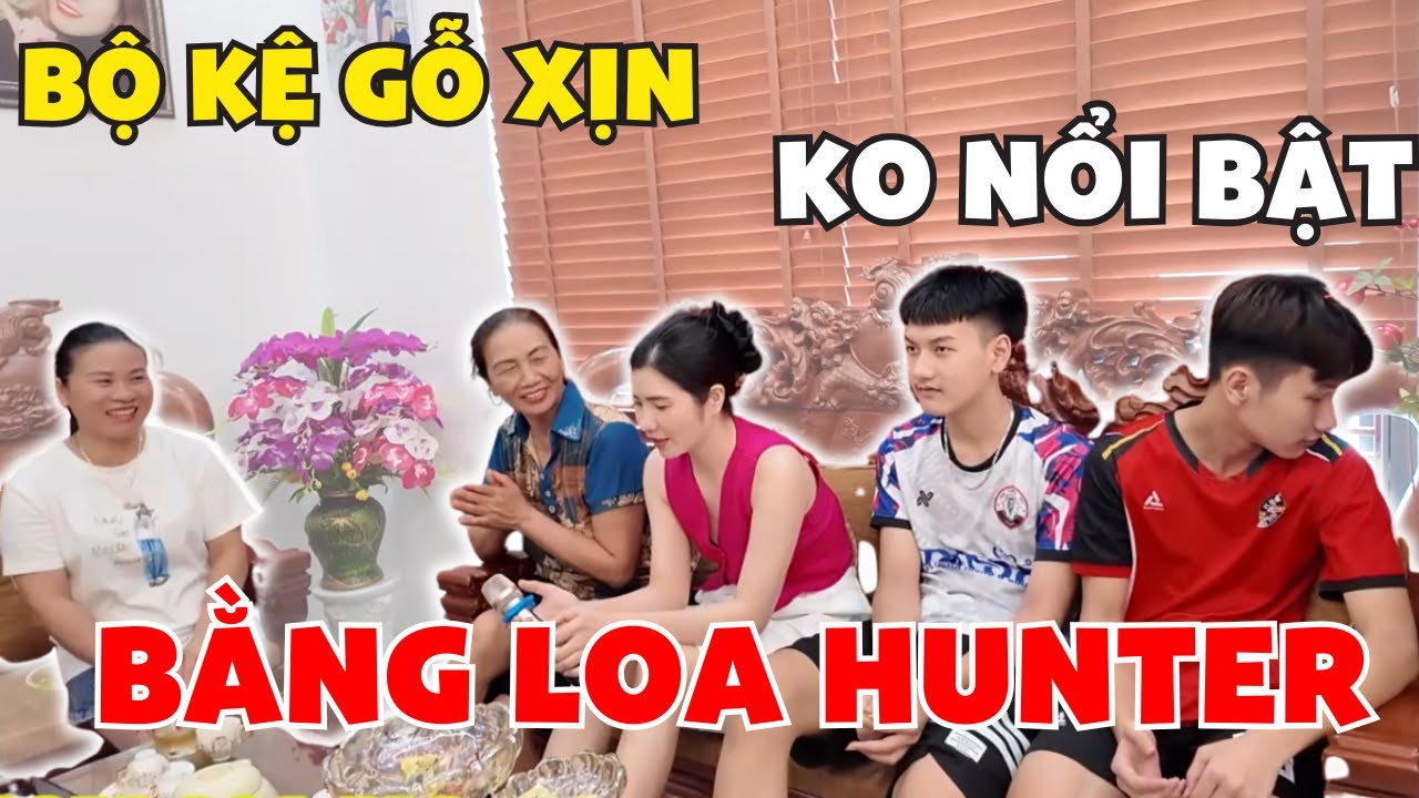 '' ĐÔI LOA HUNTER NỔI BẬT HƠN CẢ BỘ KỆ GỖ ĐẮT TIỀN '' Lắp đặt dàn karaoke Hunter Pro