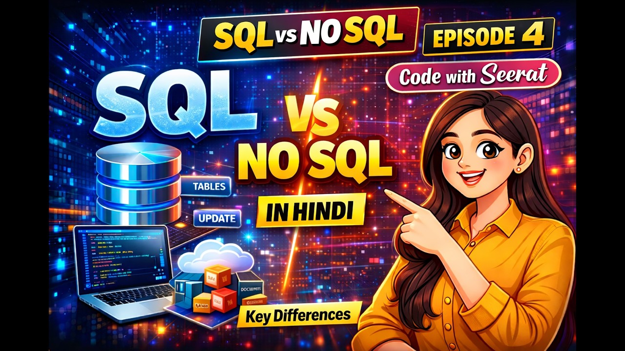 SQL vs NoSQL in 10 Minutes | Explained in Hindi. 