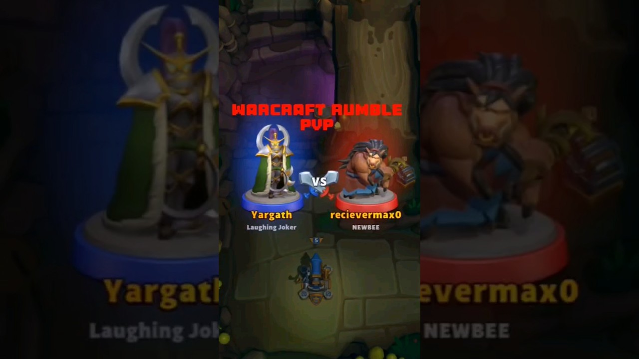 Warcraft Rumble PVP Maive VS Charlga #warcraftrumble #gameplay #pvp #season3 #Maive #yargath