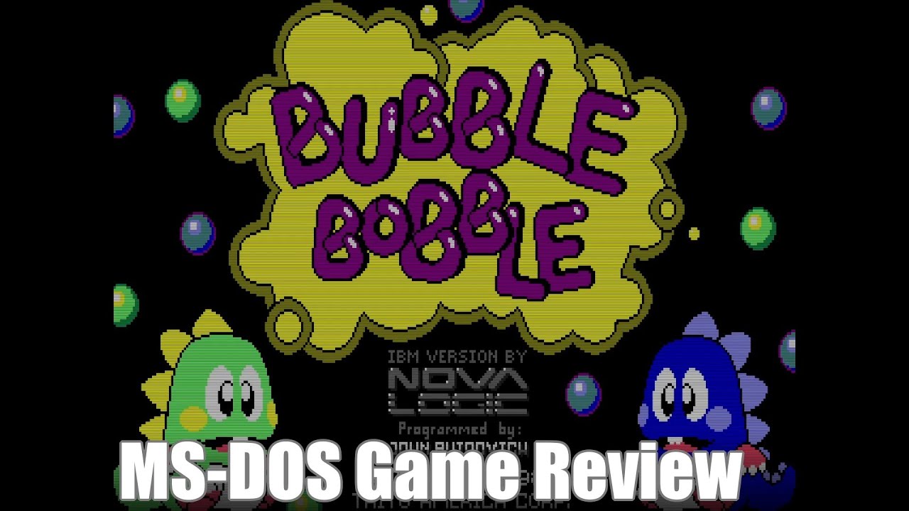 Bubble Bobble -1988 - MS DOS Game Review