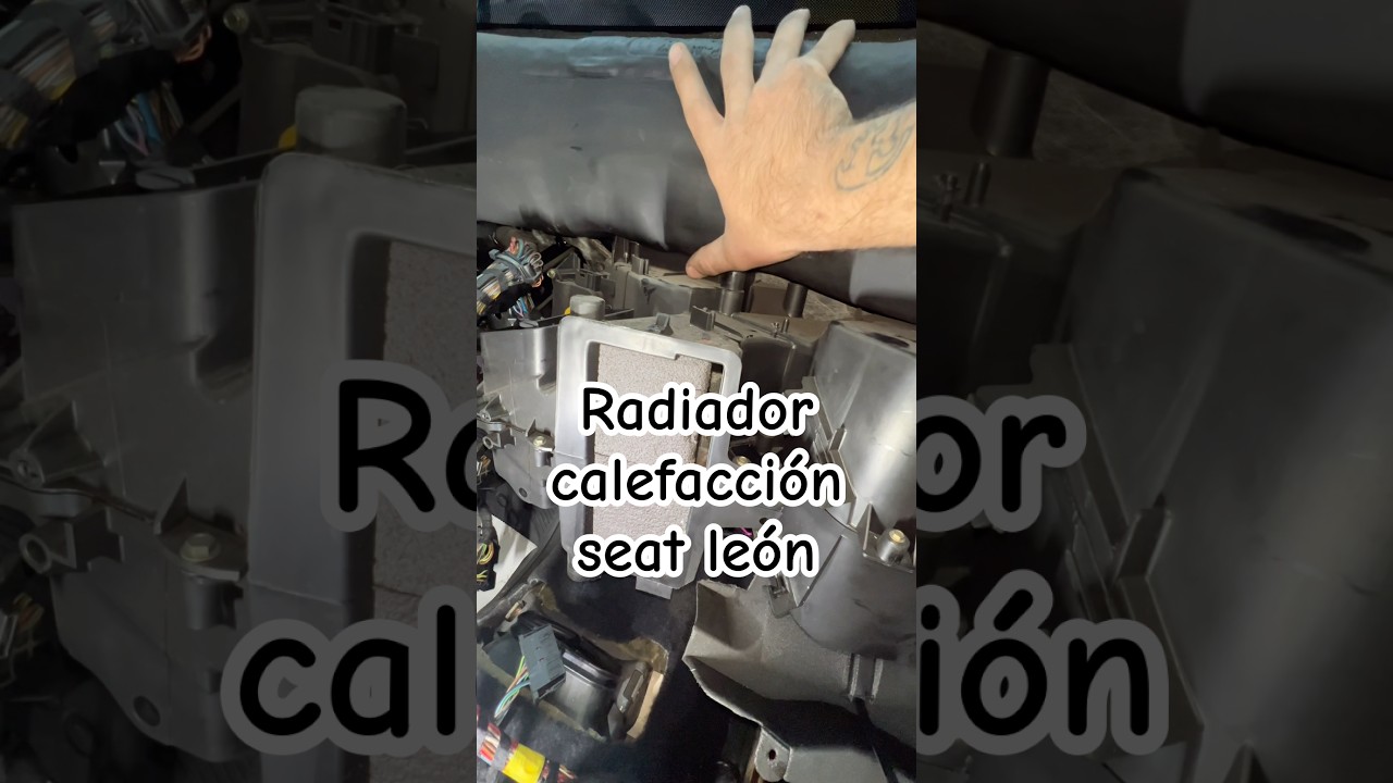 Radiador calefacción seat león 