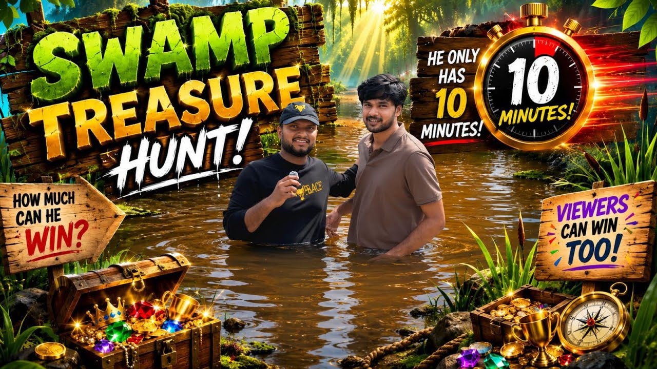 💰 SWAMP TREASURE HUNT | WIN REAL CASH! 🌿🏆