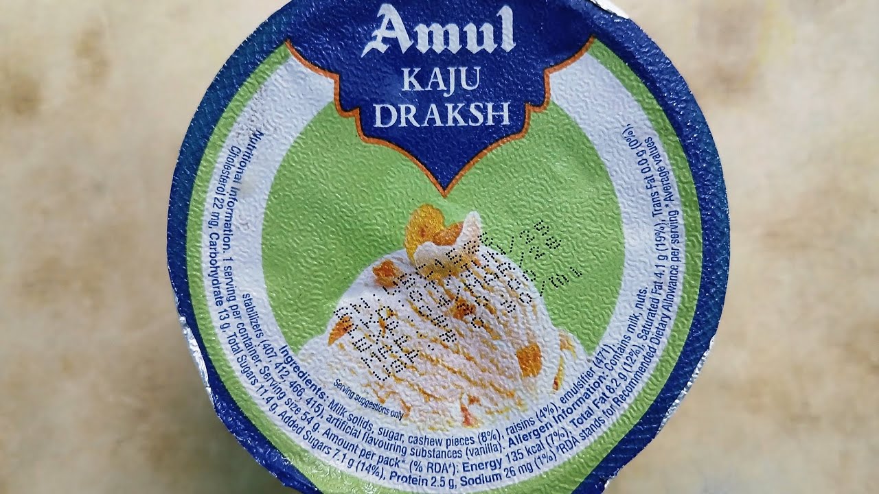 Amul Kaju Draksh Icecream #review 