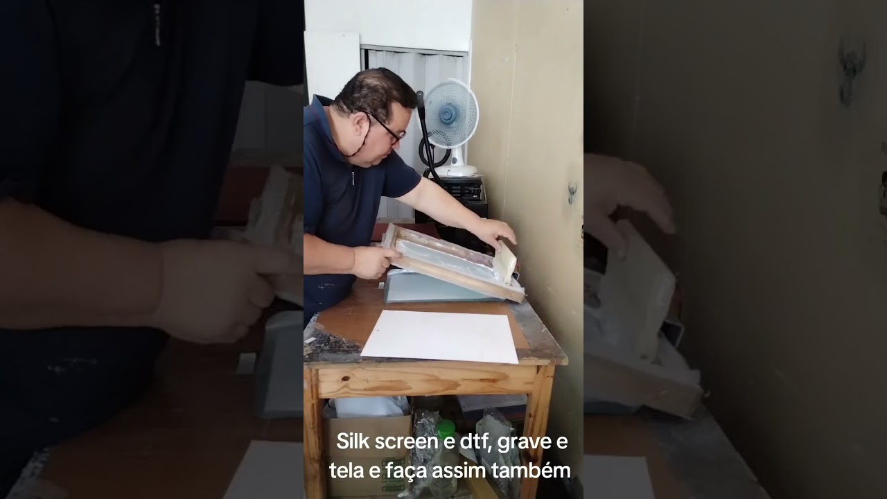 Silk screen e dtf, grave e tela e faça assim também e se surpreenda!