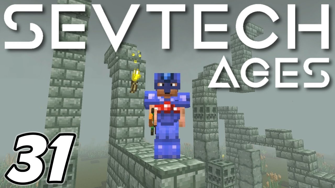 Minecraft - Ancient Ruins, Treasure and Mummies!! - Minecraft Sevtech: Ages Ep 31