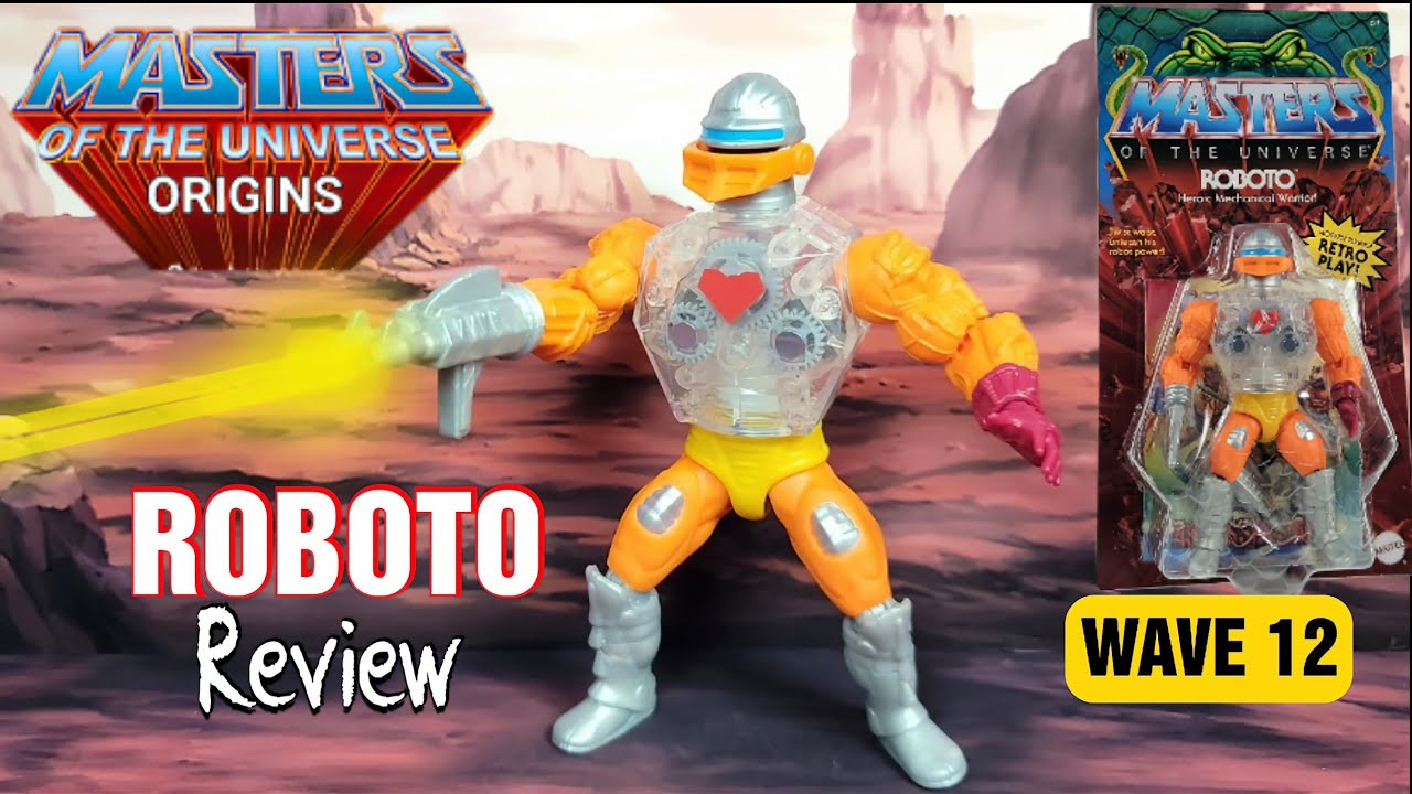Masters of the Universe Origins ROBOTO(Mini Comics) figure Review!