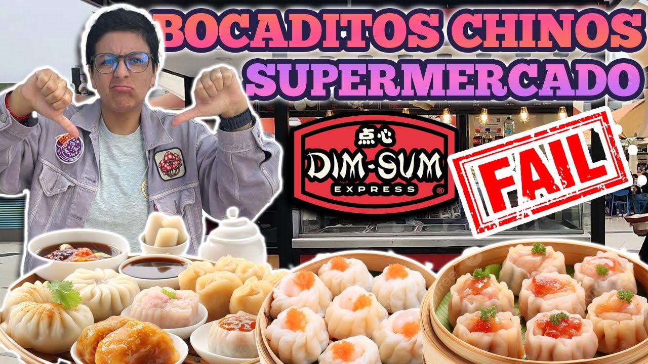 LOS PEORES DIM SUM DE SUPERMERCADO? - Ariana Bolo Arce