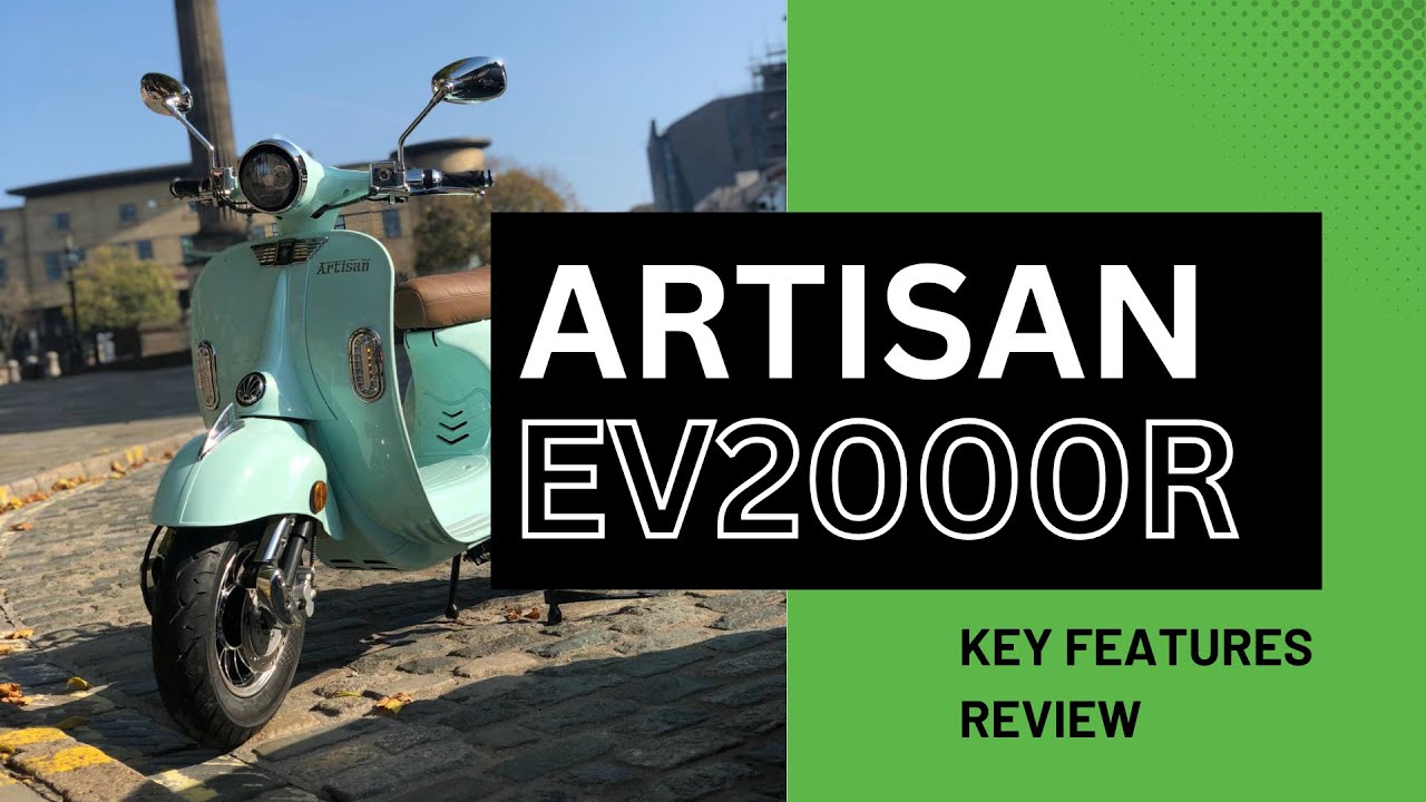 A Classic Commuter With A Modern Twist / ARTISAN EV2000R ELECTRIC MOPED KEY FEATURES REVIEW