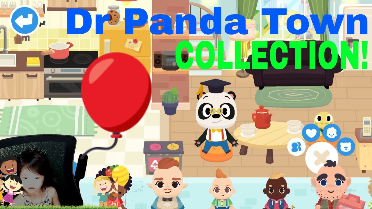 Dr Panda Town Collection - move people, table, chairs and put animals to sleep.