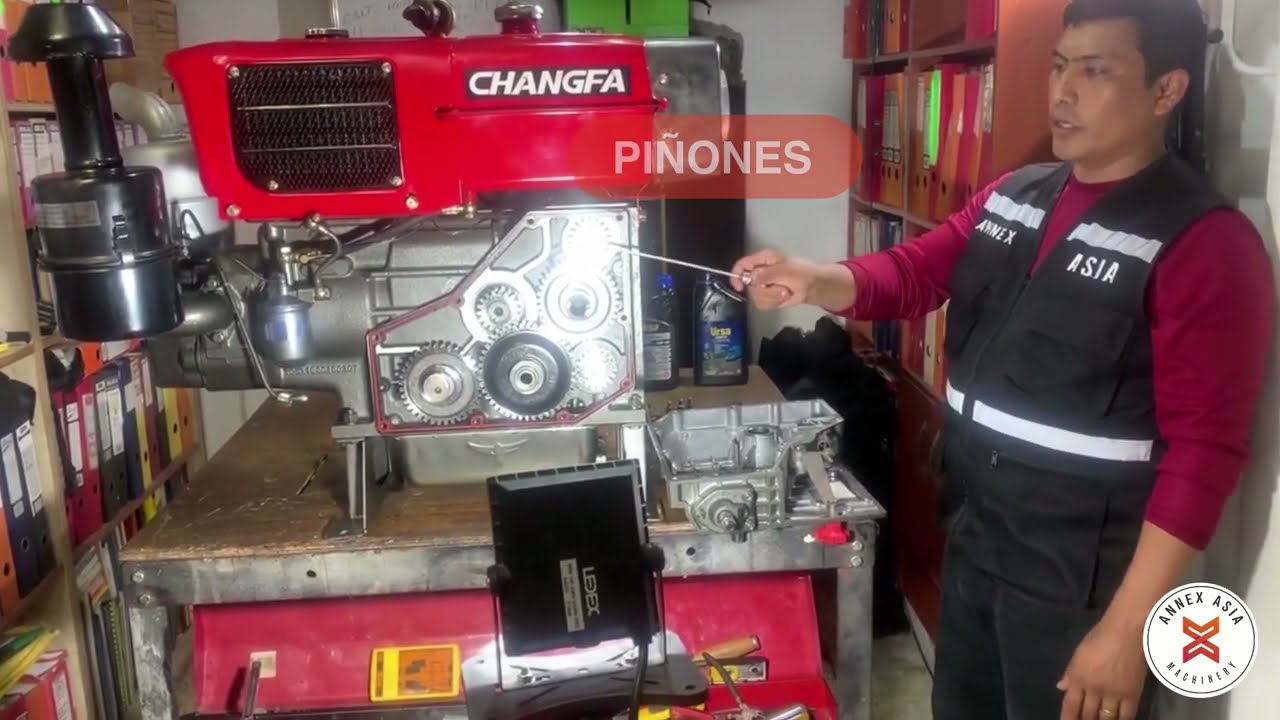 PRUEBA DE ACEITE  -  MOTOR CHANGFA CF1100 DE 16 HP