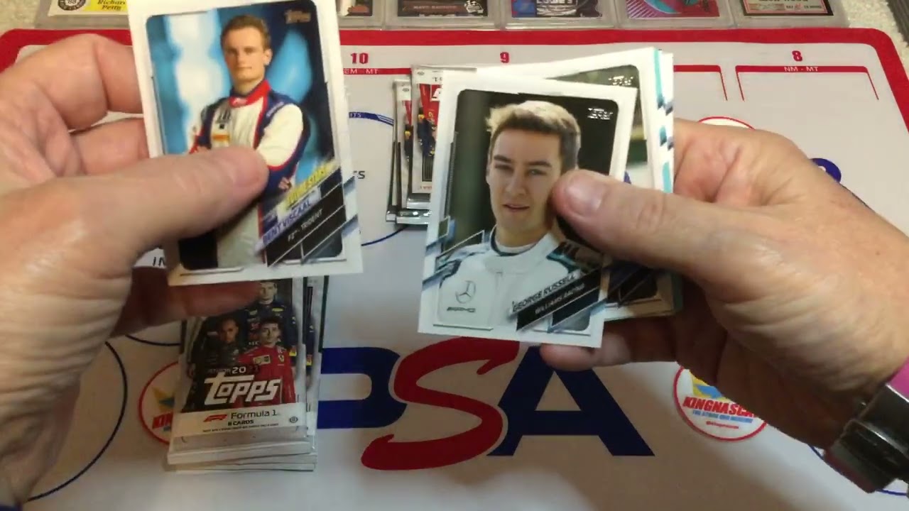 @kingnascar opens his first 2021 Topps F1 Flagship Hobby box looking for relics & #’ed cards 7/17/22