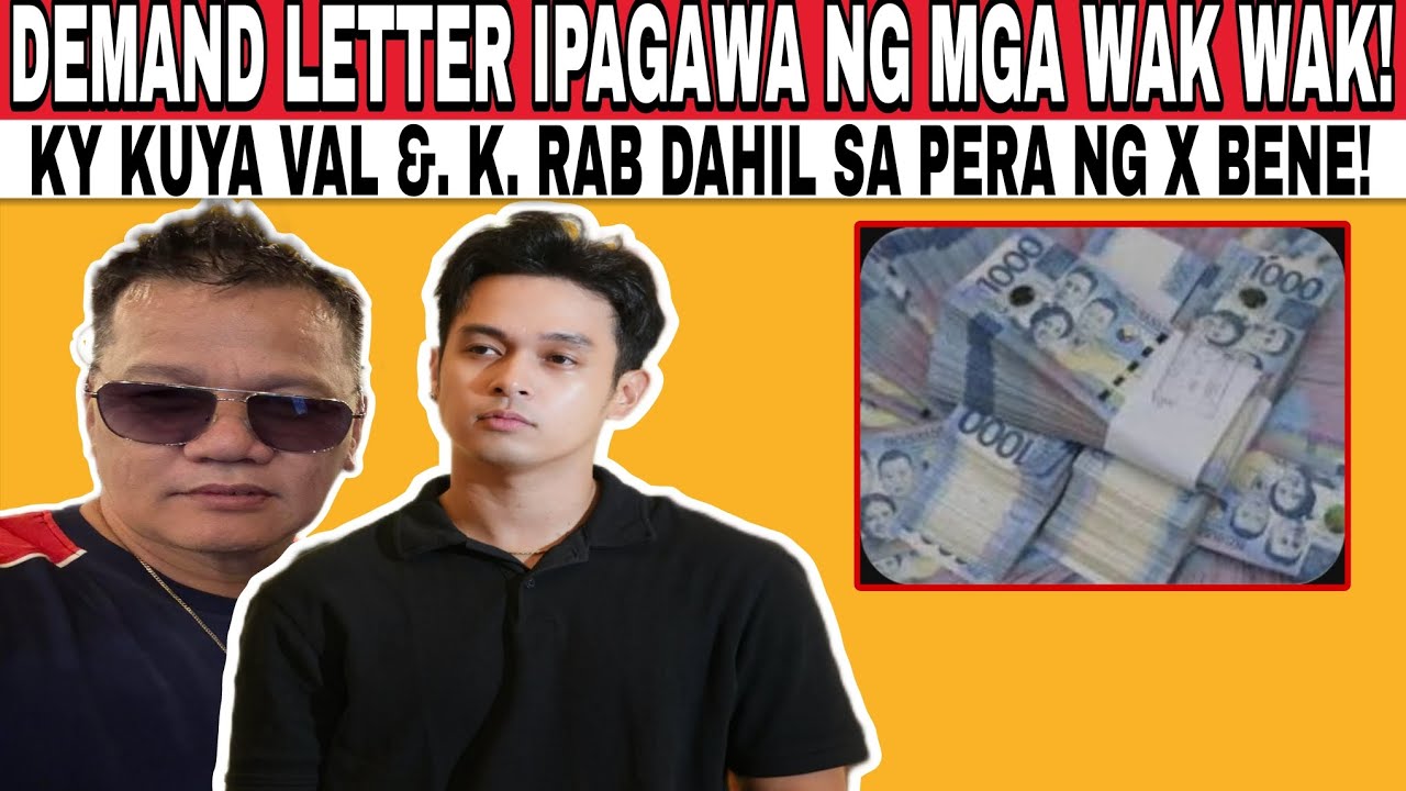 DEMAND LETTER NG MGA WAK WAK. IKINAKASA NA. PARA DAW MGKA ALAMAN! ANG TGAL.