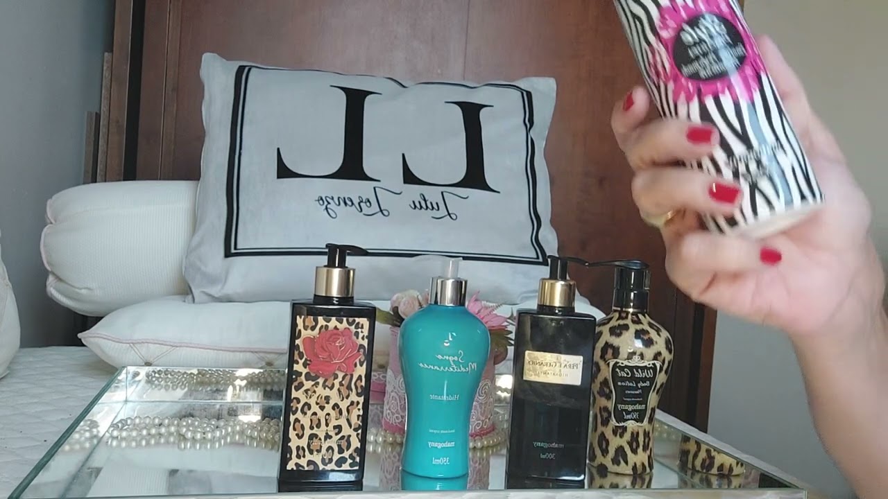 HIDRATANTES DISFARÇADOS DE PERFUMES....MAHOGANY!!!! ATRAENTES!!!!