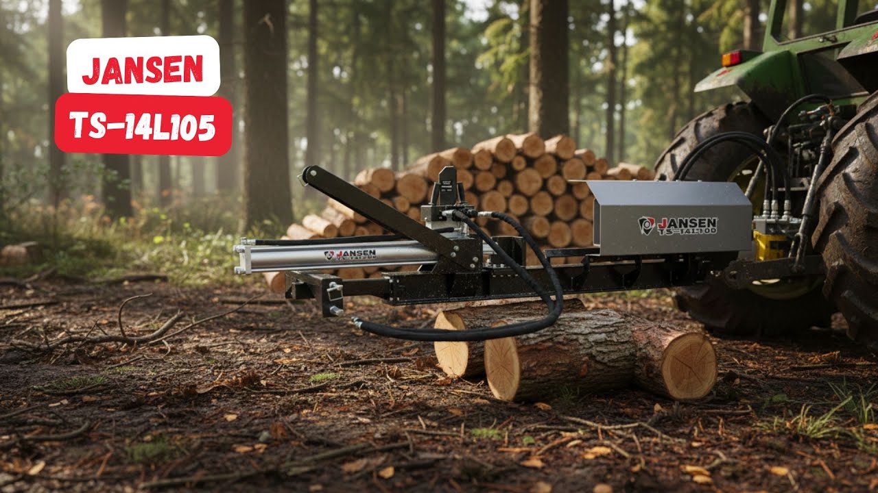 JANSEN TS-14L105 – Fendeuse horizontale 14 t | Puissance & efficacité bois