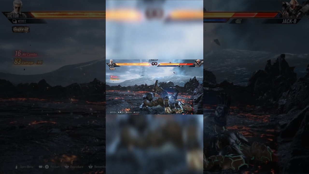 Victor heat dash combo on axis BTW (Bears & Jack only at the wall) #victorchevalier #tekken8