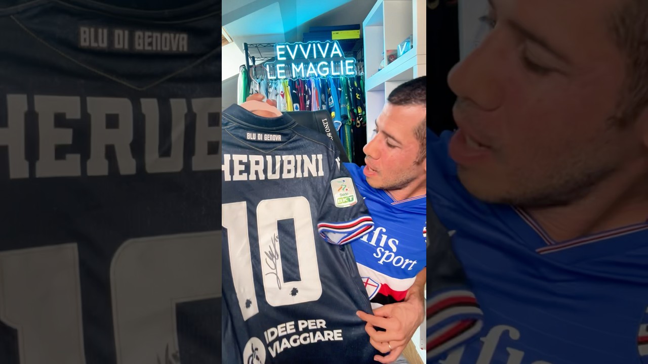 Сампдория приготовила 💙🤍❤️🖤 #сампдория #футбольнаяфутболка #футбол #итальянскийколлекционерфутболки