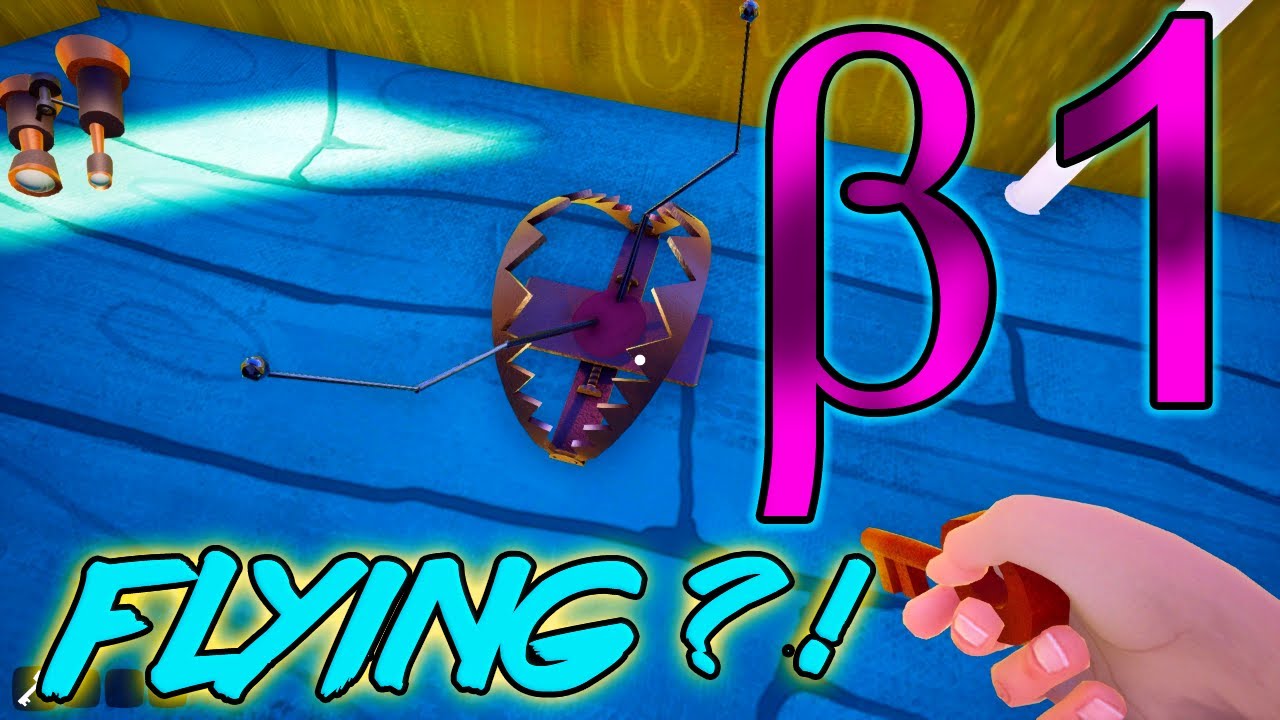 Hello Neighbor Beta 1 Проверяю баг полёта из Альфы 4 Flying bug