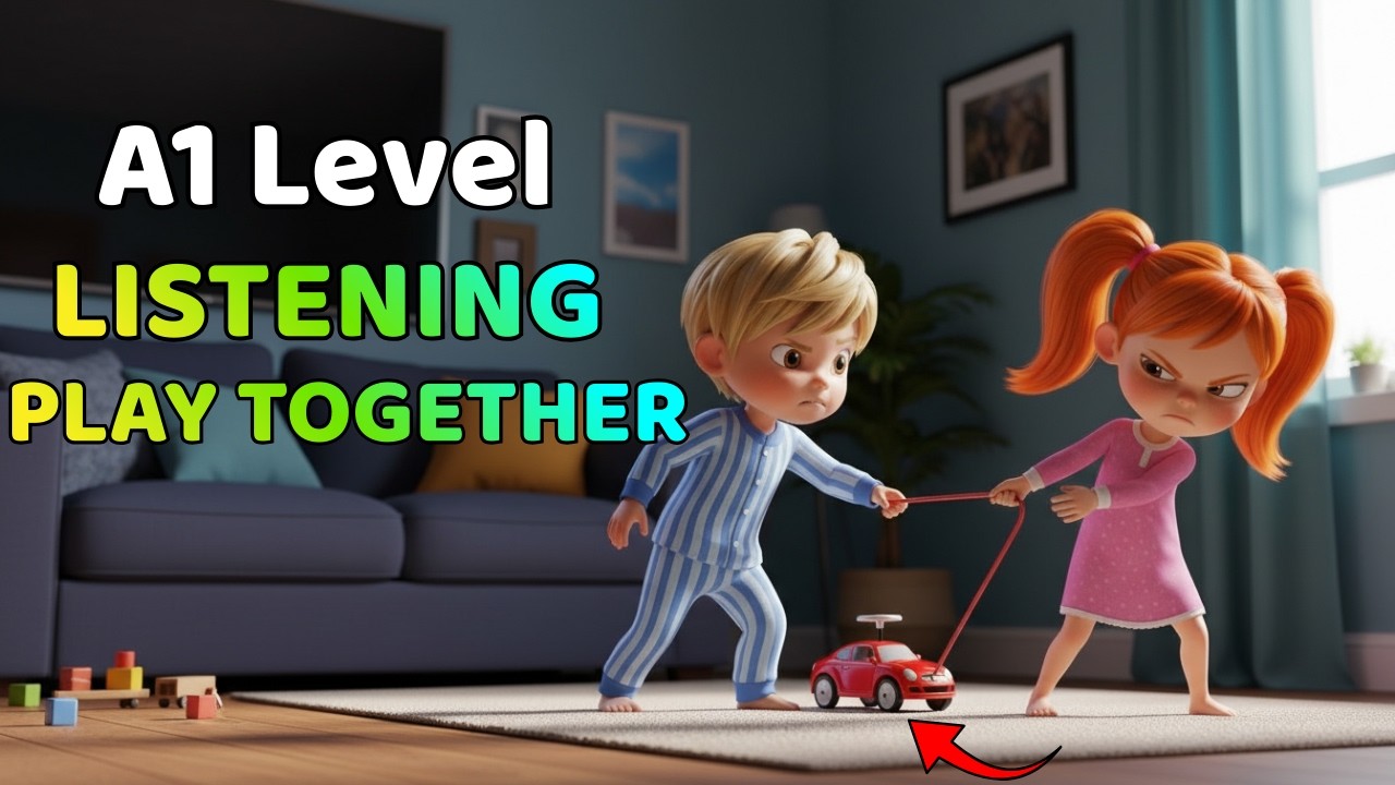 Easy English Listening A1: Playing Together Is More Fun (Beginner Practice)