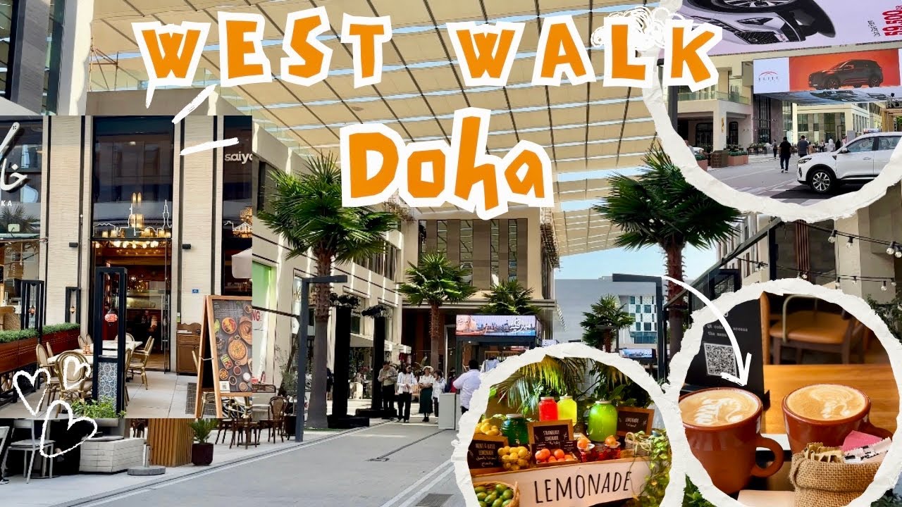 Experience Luxury At West Walk Doha's Air-conditioned Outdoor Area!