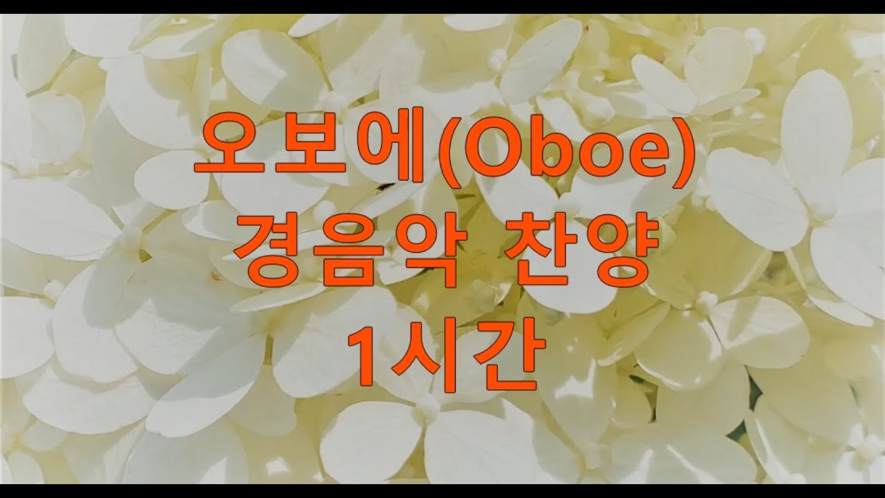 오보에(Oboe) 경음악 찬송/ 성경통독배경음악/1시간/  찬양/ CCM/