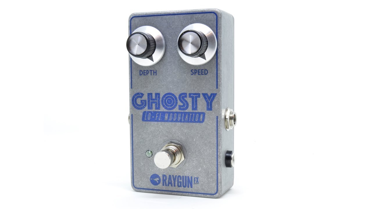 RAYGUN FX - Ghosty Mini Lofi Modulation FX Pedal 2018