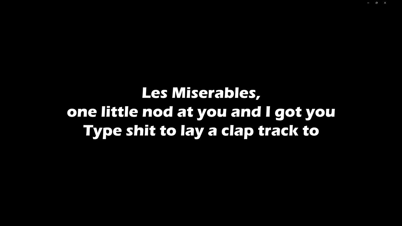 Gorillaz - The Sad God (Lyrics video, original version)