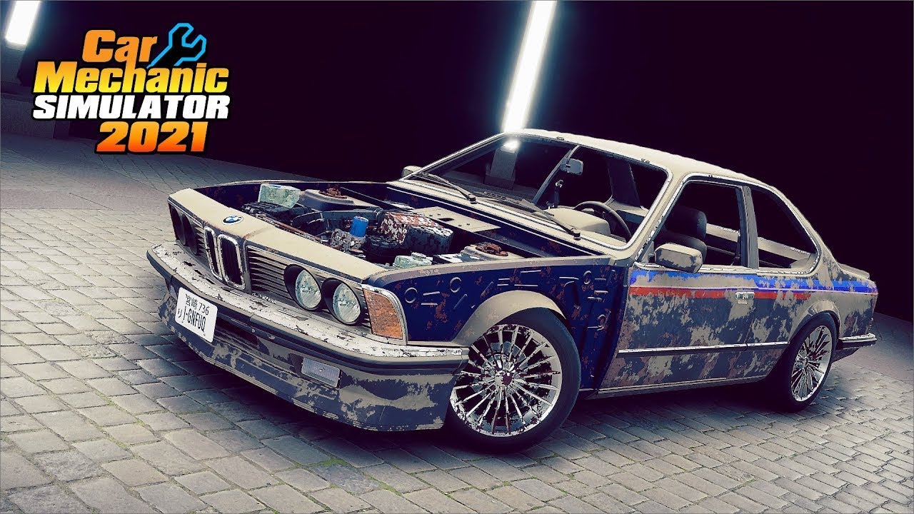 BMW 635 CSI - Król autostrad powraca! Renowacja klasyka w Car Mechanic Simulator 2021 