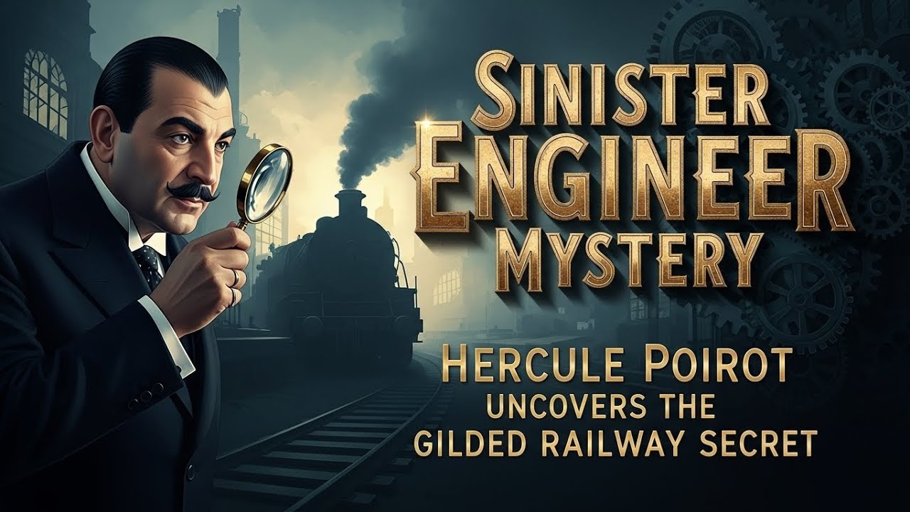 Sinister Engineer Mystery | Hercule Poirot Uncovers the Gilded Railway Secret