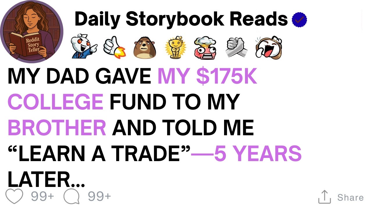 [ Full Story ]My Dad Handed My $175K College Fund To My Brother And Told Me “Learn A Trade”—5...