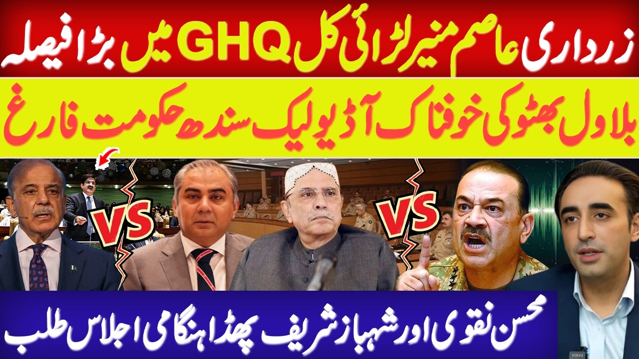 Asim Munir vs Asif Zardari: The Audio Leak That Shook Islamabad!