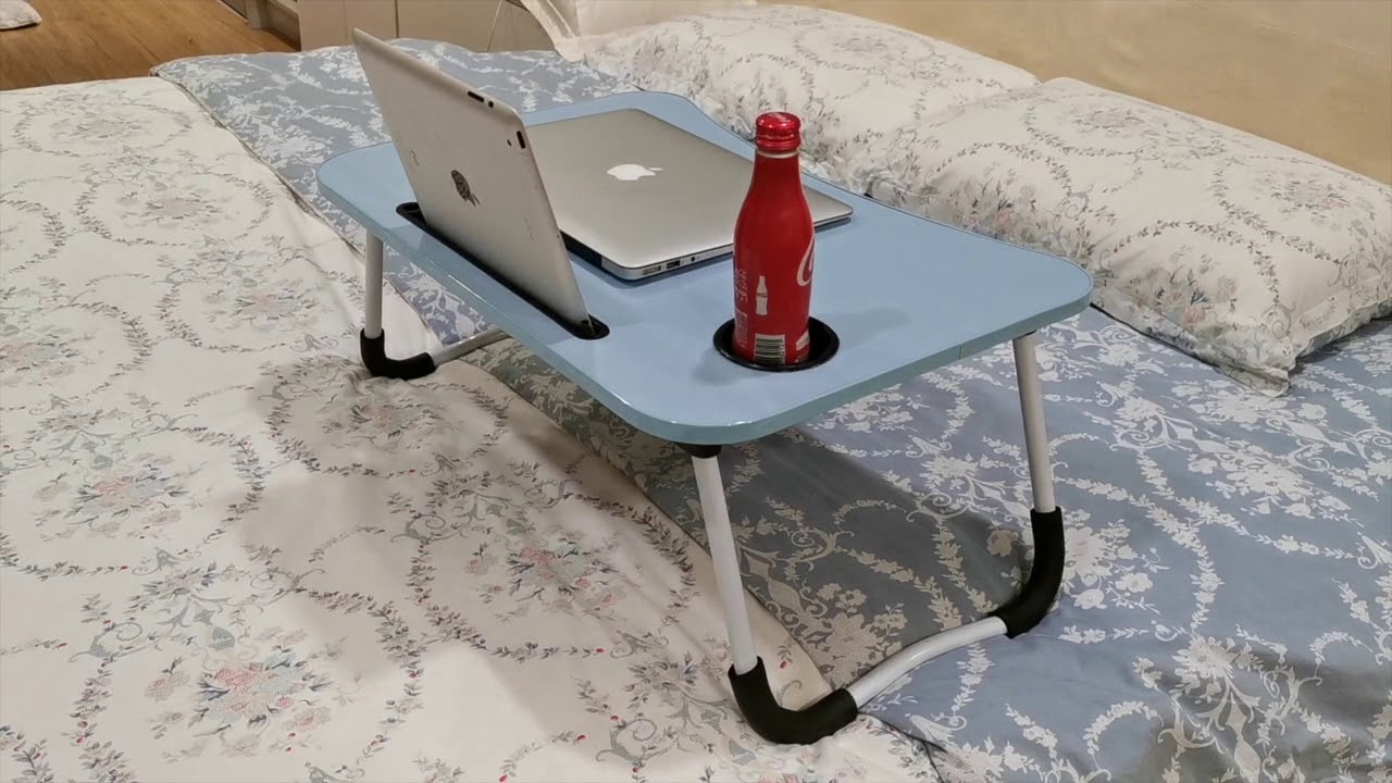 Foldable Table Bed Anti-slip Portable Laptop Table Notebook Table Computer Desk