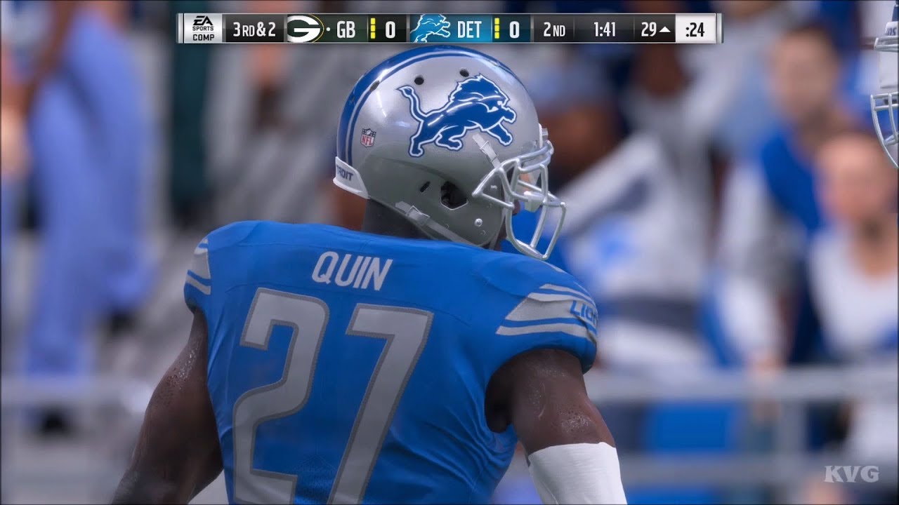 Madden NFL 18 - Detroit Lions vs Green Bay Packers - Gameplay (HD) [1080p60FPS]