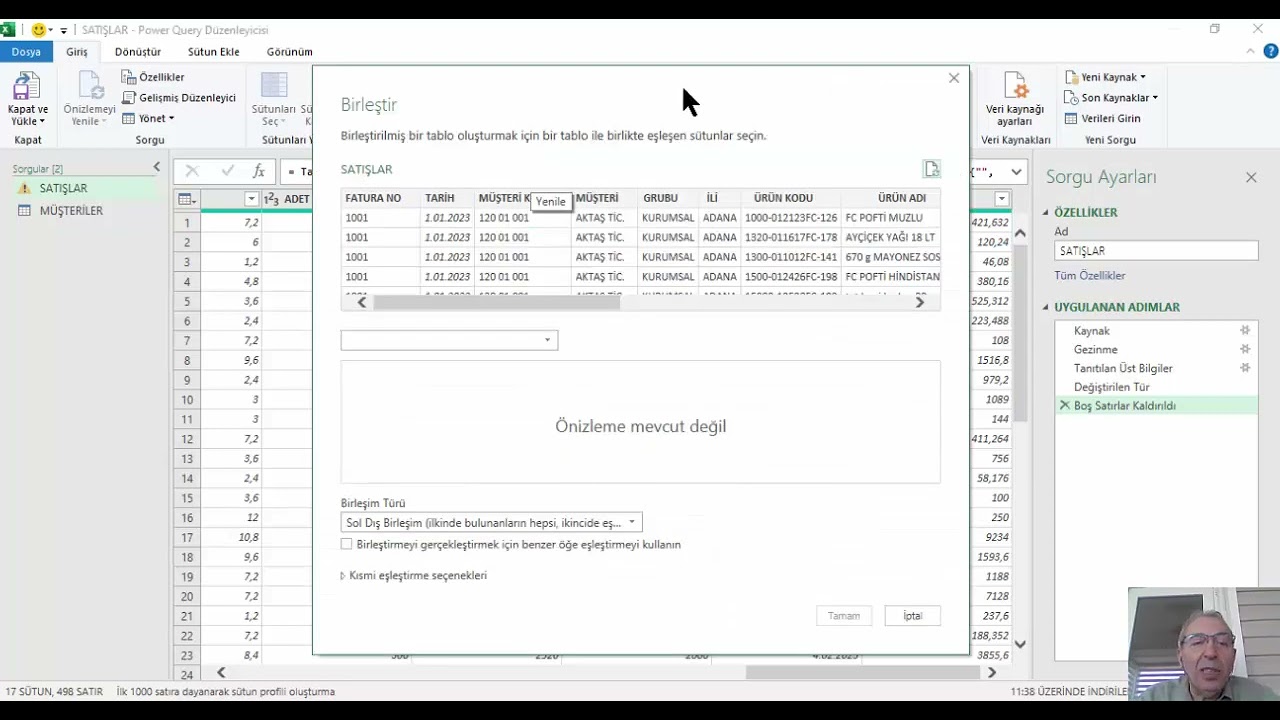 EXCEL POWER QUERY & POWER PIVOT İLE Veri Analizi ve Raporlama 2-1