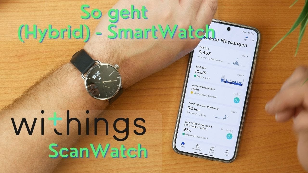 Besser als eine Smartwatch ! I 4 Wochen mit der Withings ScanWatch - EKG - 30 Tage Akkulaufzeit I 4K