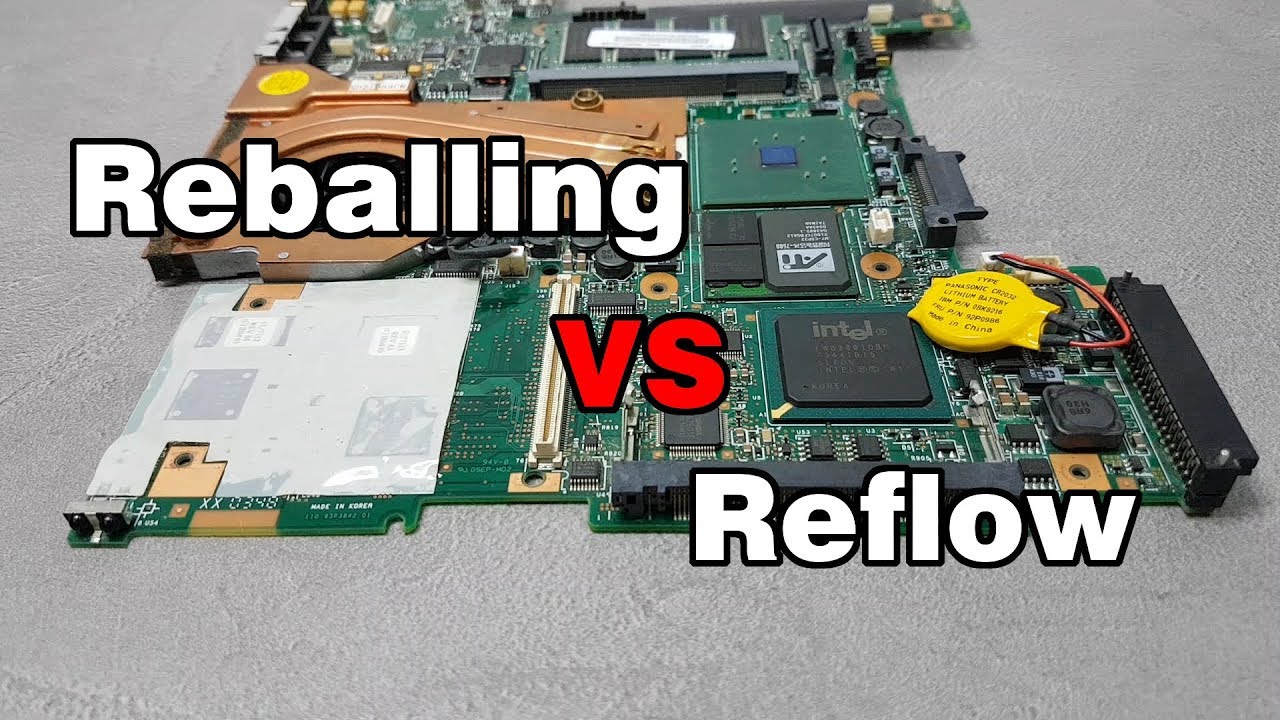 Reballing a Reflow - Na przykładzie IBM ThinkPad T40