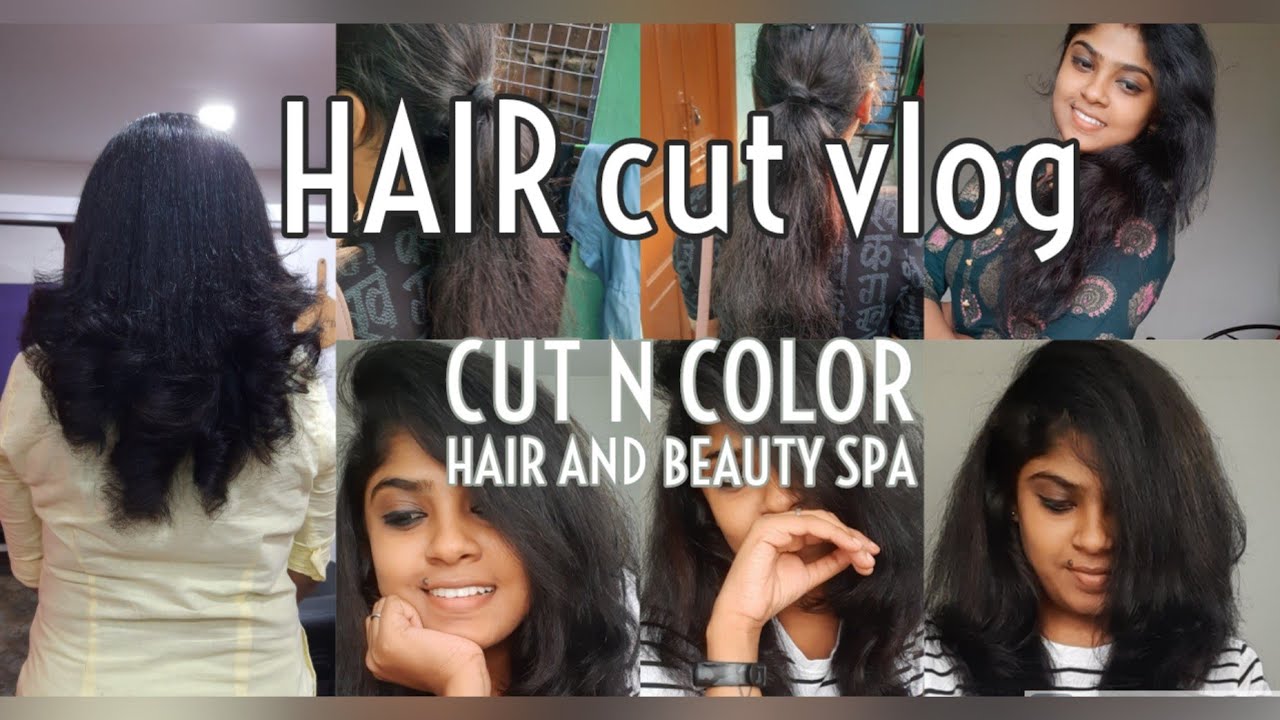Hair cut Vlog || Cut N Color unisex saloon || Hair Transformation || #haircut #hairtransformation