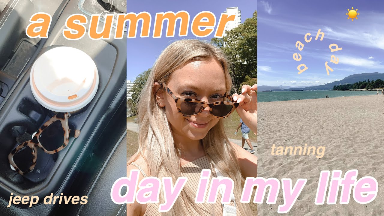 A SUMMER DAY IN MY LIFE 2021 | beach day, driving in my jeep, going, for lunch