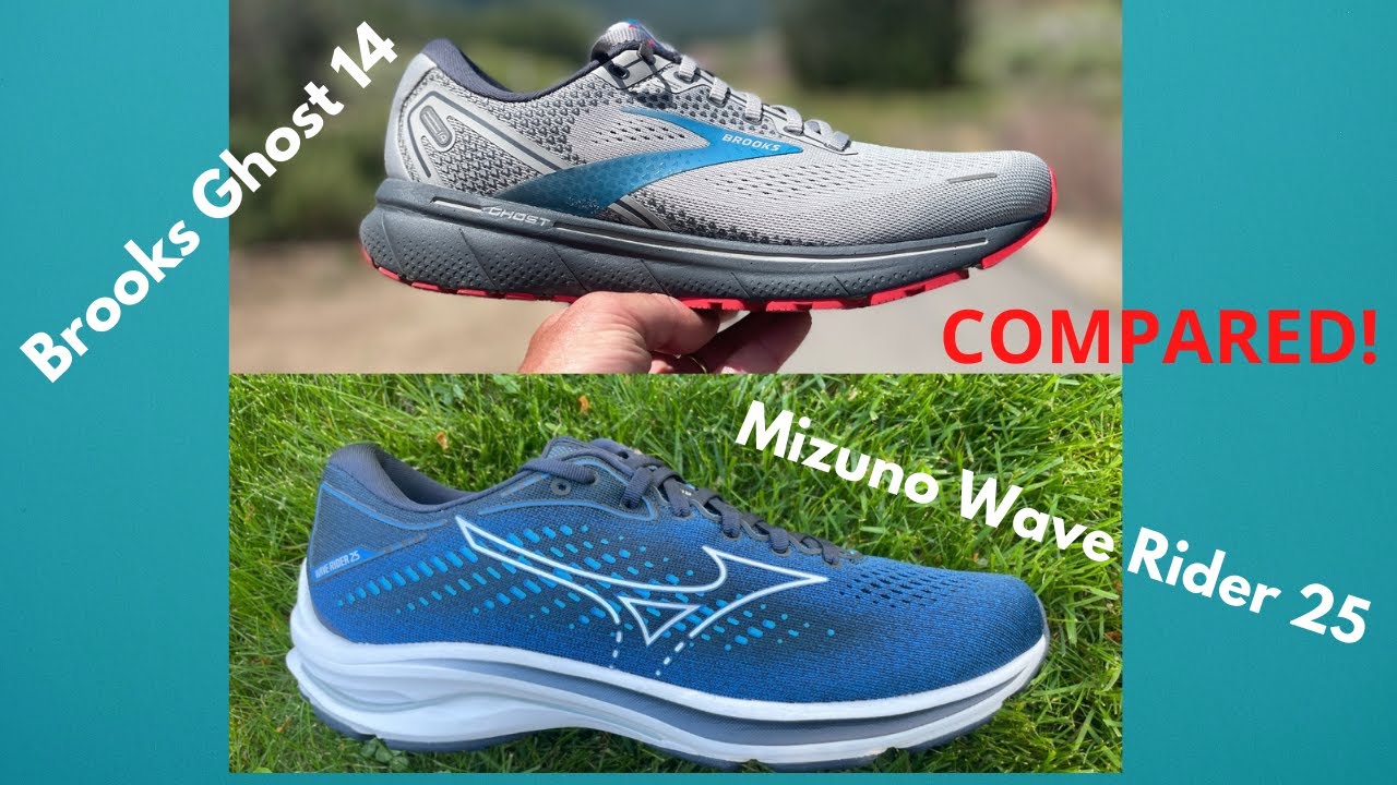 Head to Head Review: Mizuno Wave Rider 25 vs. Brooks Ghost 14