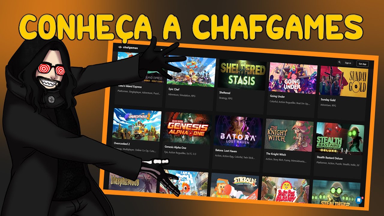 VOCE VAI AMAR ESSA NOVA PLATAFORMA DE GAMES  - CHAFGMAES