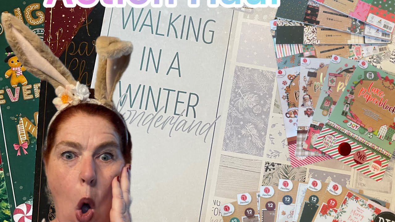 Action Haul ❤️ Alle Weihnachtsblöcke, Pads, DIY`s🤩 🤩 mit LIVE Gast ❤️ lasst Euch überraschen 🥰