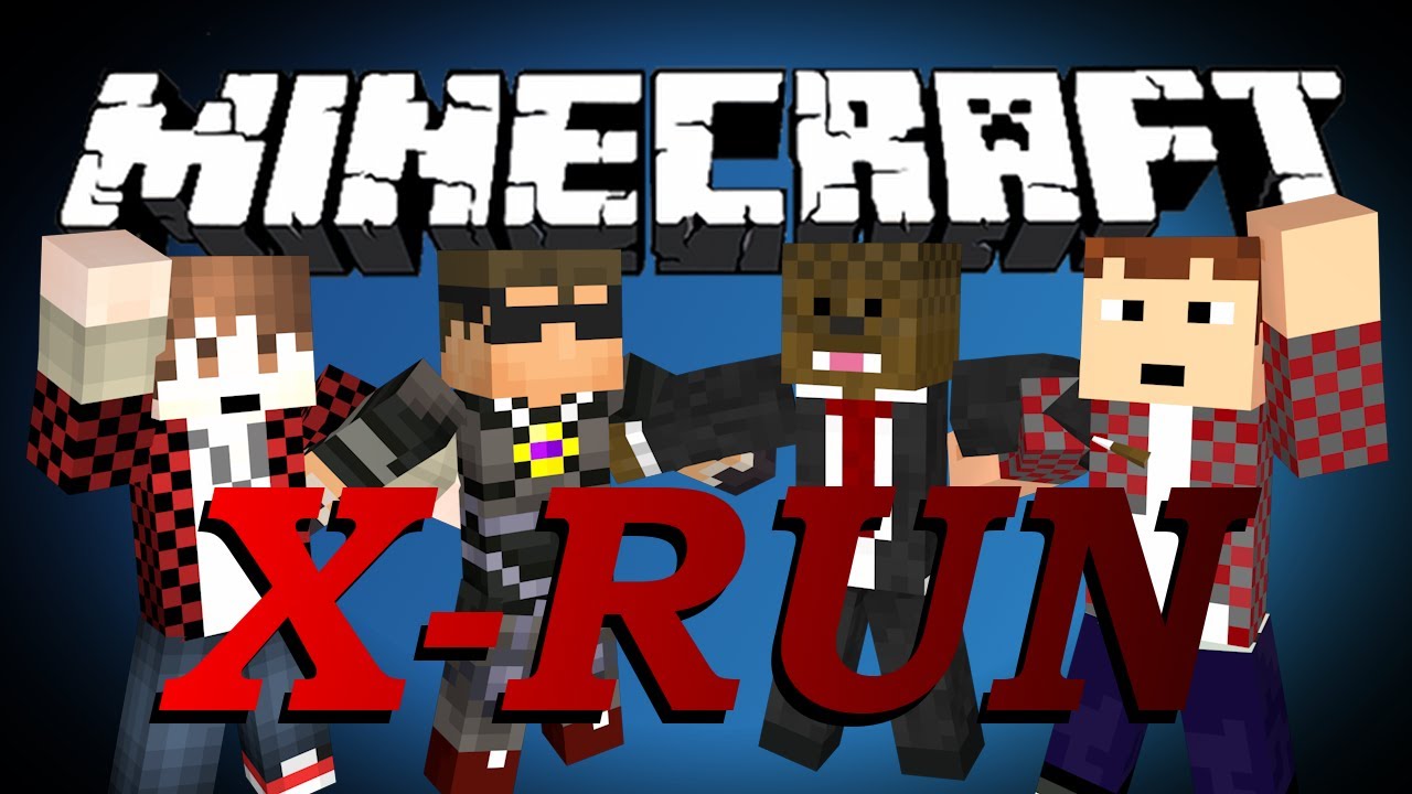 Minecraft X-Run Minigame w/ SkyDoesMinecraft, BajanCanadian and MunchingBrotato | JeromeASF