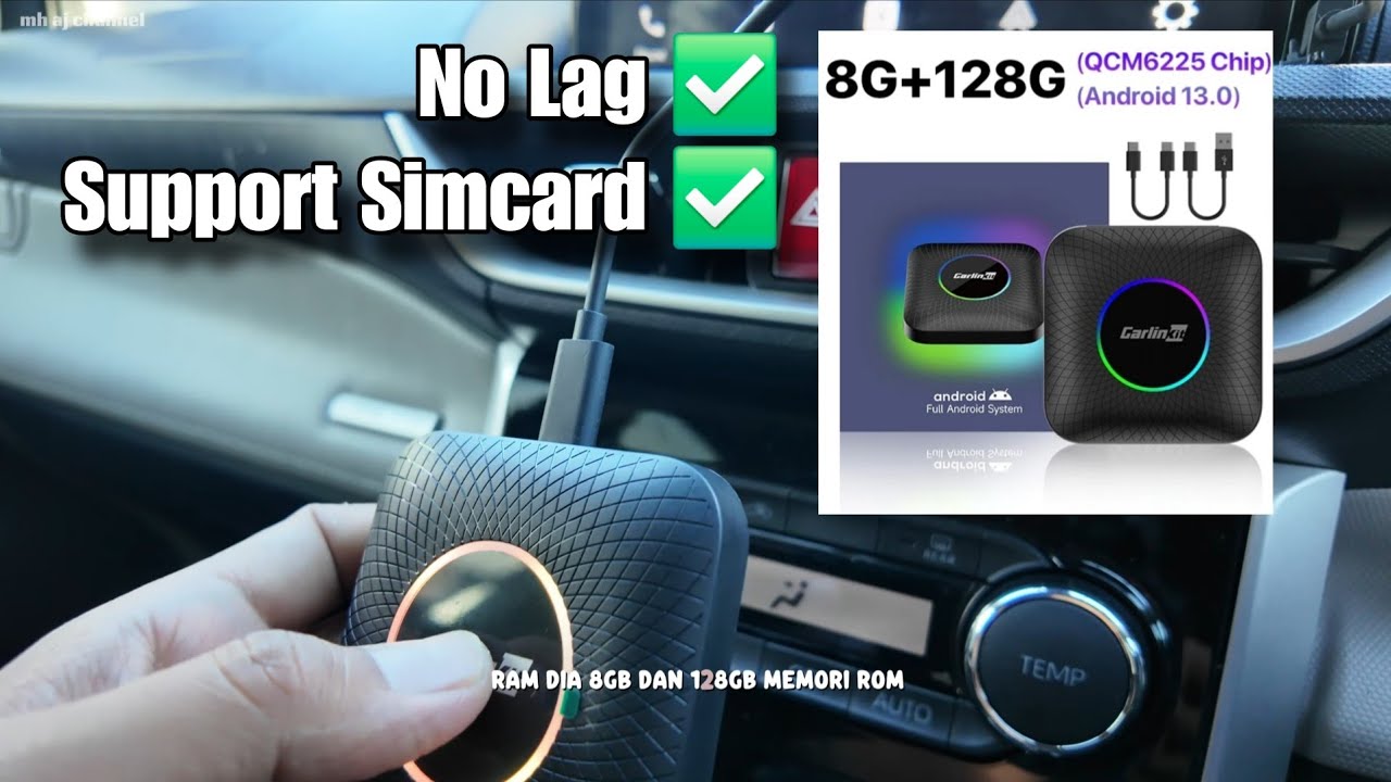 Car Android Ai Box Carlink Kit || Try Masuk Simcard